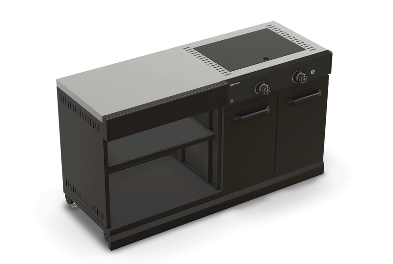 GRLLR Outdoor Kitchen Stove and Open shelve | Full length 1.6M