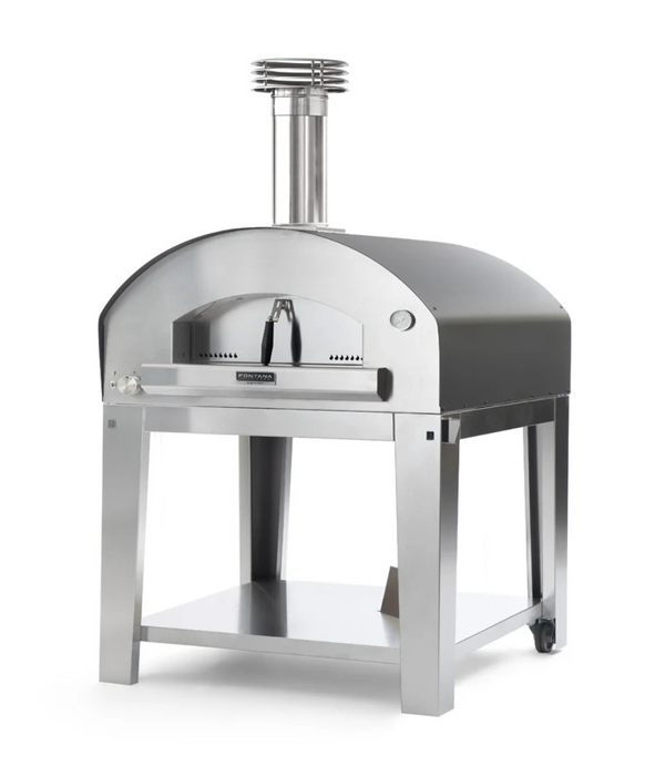 Fontana Marinara Wood Pizza Oven Including Trolley - Anthracite
