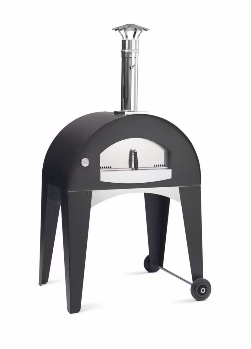 Fontana Amalfi Wood Pizza Oven with Trolley