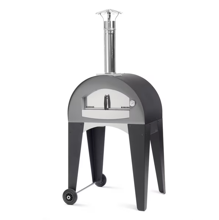 Fontana Ischia Wood Pizza Oven with Trolley