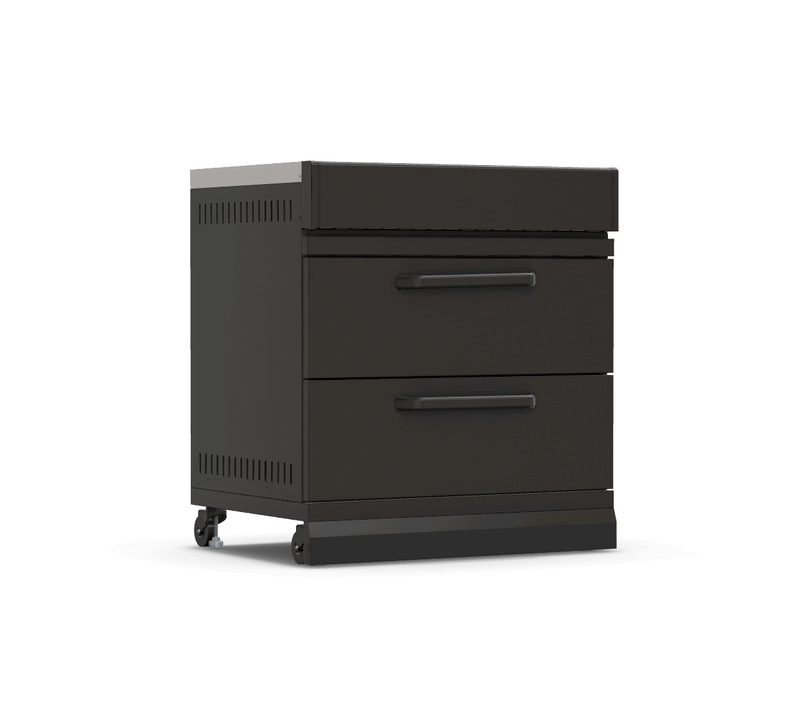 GRLLR Outdoor Kitchen Double Drawer Cabinet | 80cm