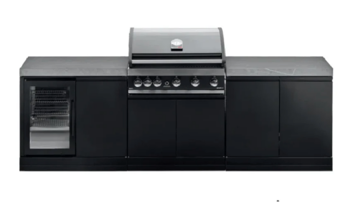 GrandPro Outdoor Kitchen with 5 Burner BBQ - 2.6m