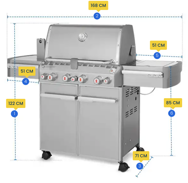 Barbecue - Weather Cover Grey