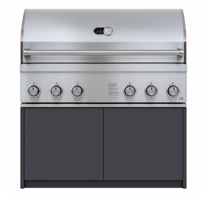 Whistler Fairford Outdoor Kitchen Cabinet Burford 5 Burner Barbecue 106.6cm