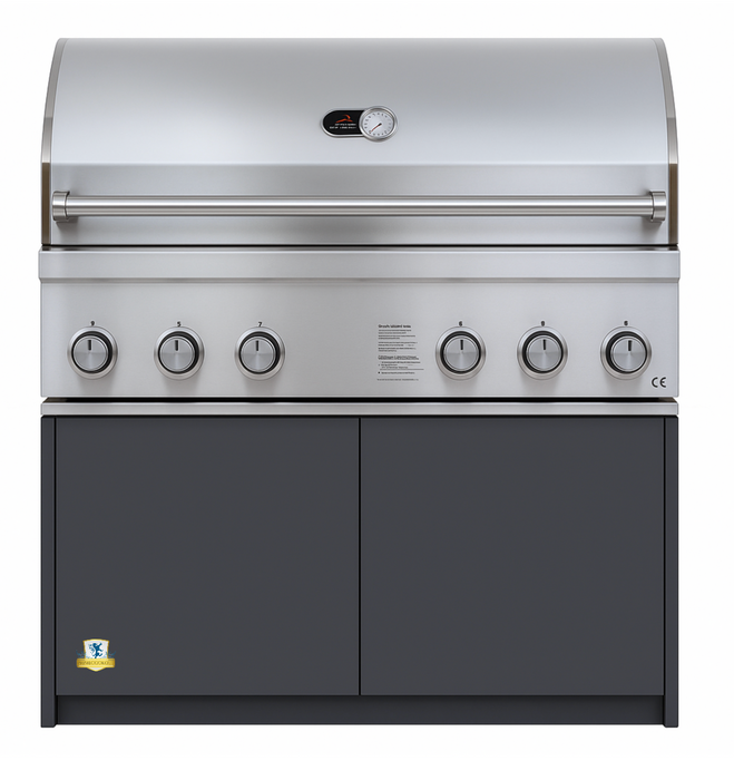 Whistler Fairford Outdoor Kitchen Cabinet Burford 5 Burner Barbecue 106.6cm