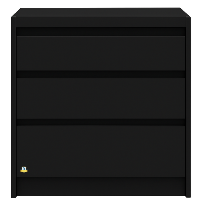 Whistler Fairford Outdoor Kitchen Black Triple Drawer Cabinet 80cm