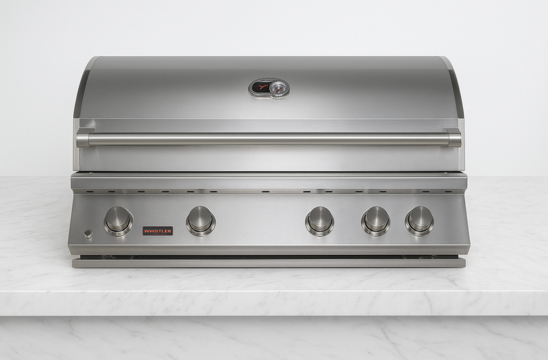 Whistler Burford 4 Burner Barbecue with Rotisserie and Weather Cover