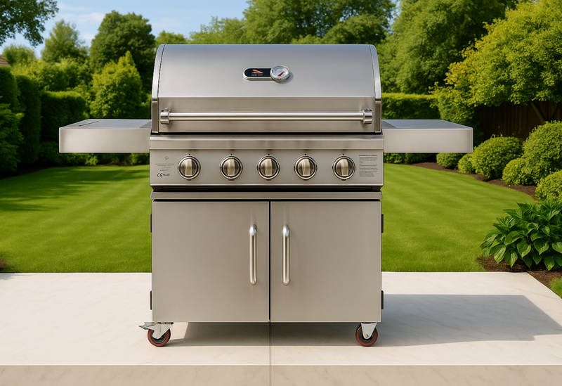 Whistler Bibury 3 Burner Barbecue with Rotisserie and Weather Cover