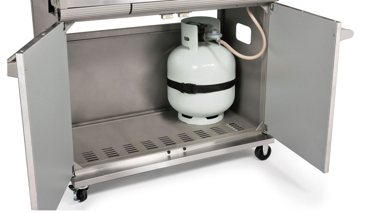 CROSSRAY 4 Burner Gas BBQ with Trolley