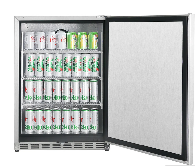 The Alpha Forge Outdoor Kitchen Beefeater 1600S Built-In 5 Burner Gas BBQ | 250cm Teak wood