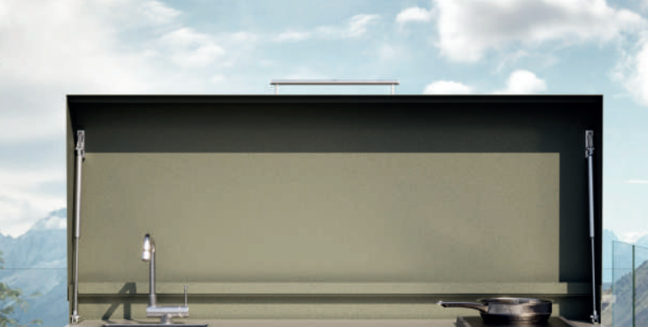 Hoppilif Outdoor Kitchen 180 cm Sink Hop hard Cover