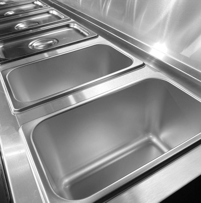 The Alpha Forge Outdoor Kitchen Gozney Station | 350cm Light grey