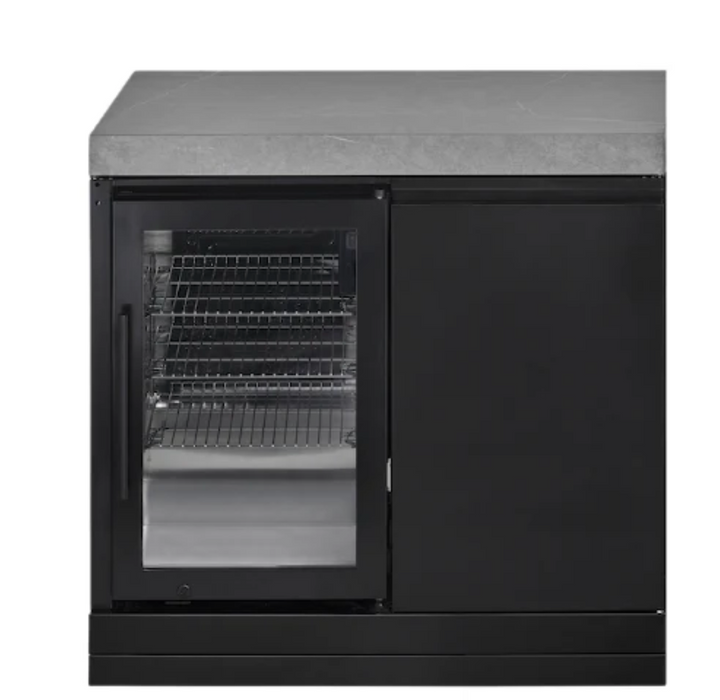 GrandPro Outdoor Kitchen with 5 Burner BBQ, and Fridge- 1.8m