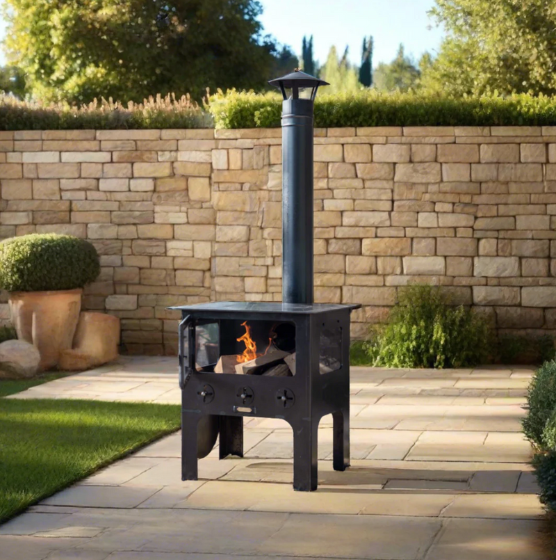 Medium Outdoor Wood Burner BBQ Kitchen