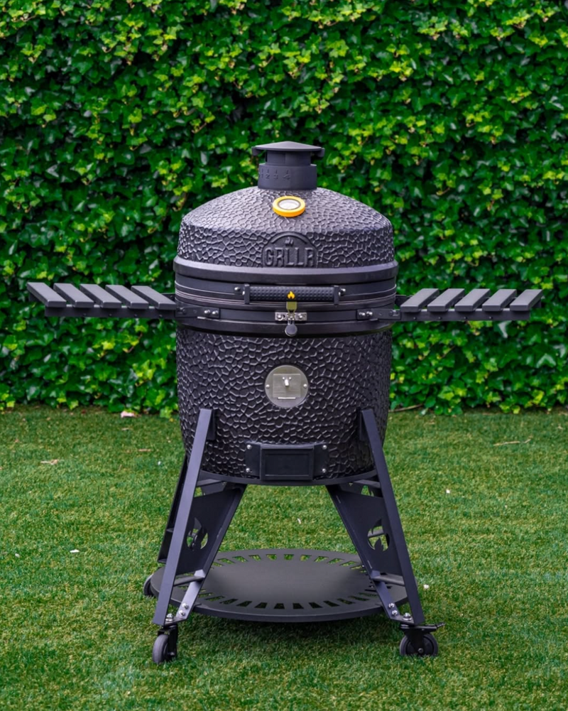 GRLLR Ember PRO 23 Inch Pro Kamado Charcoal Black