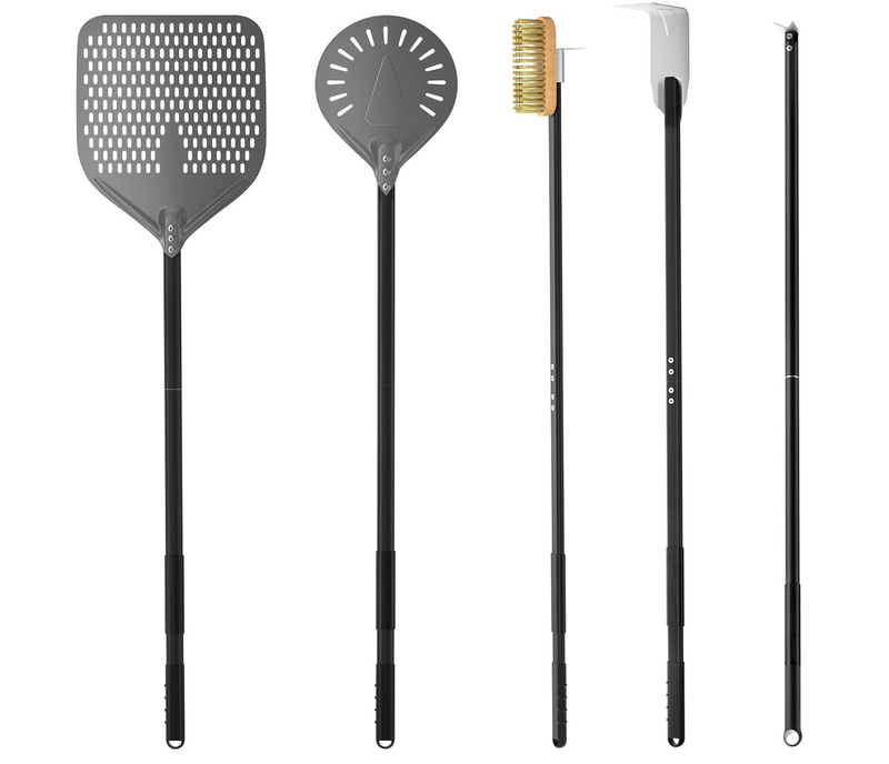 5 Piece Pizza Tools Kit lightweight Aluminum