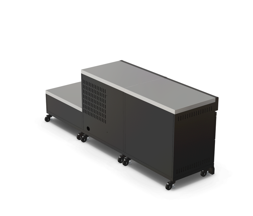 GRLLR Outdoor Kitchen Island Fridge and Kamado | Full length 2.4M