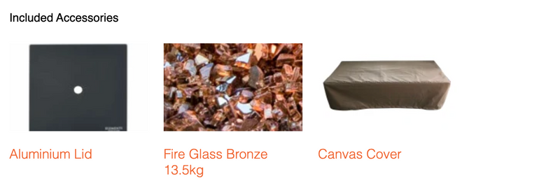 Cannes Fire Table plus Weather Cover