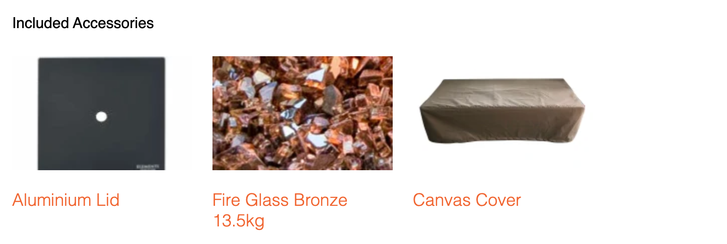 Cannes Fire Table plus Weather Cover