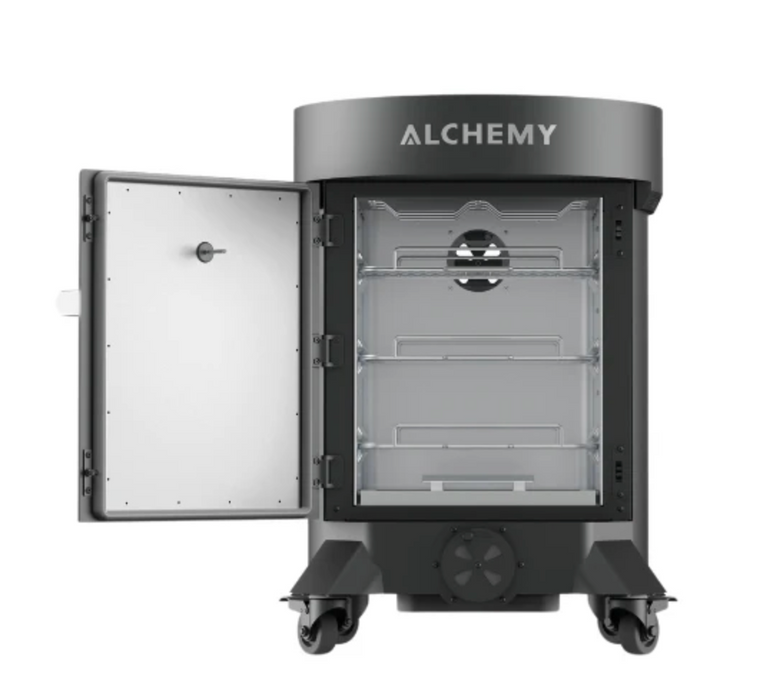 Alchemy Simultaneously Smoking, Grilling, and Griddling