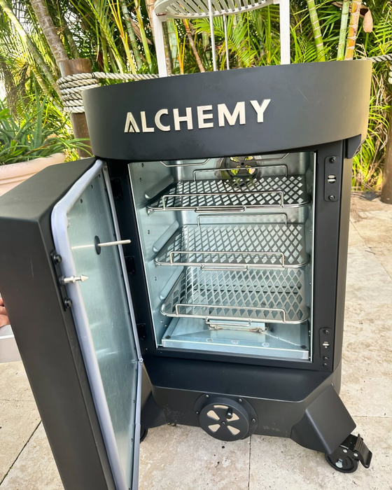 Alchemy Simultaneously Smoking, Grilling, and Griddling