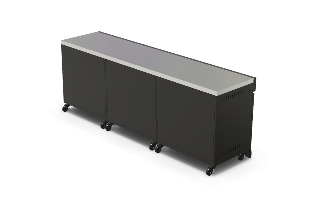 GRLLR Outdoor Kitchen Kamado Island Drawers | Full length 2.4M