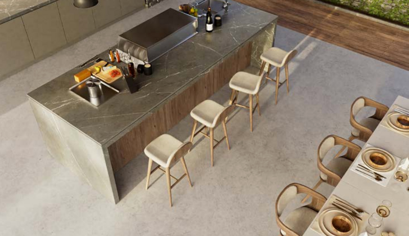 Formilia Outdoor Kitchens – Amalfi Natural | 3.2M x1.2M