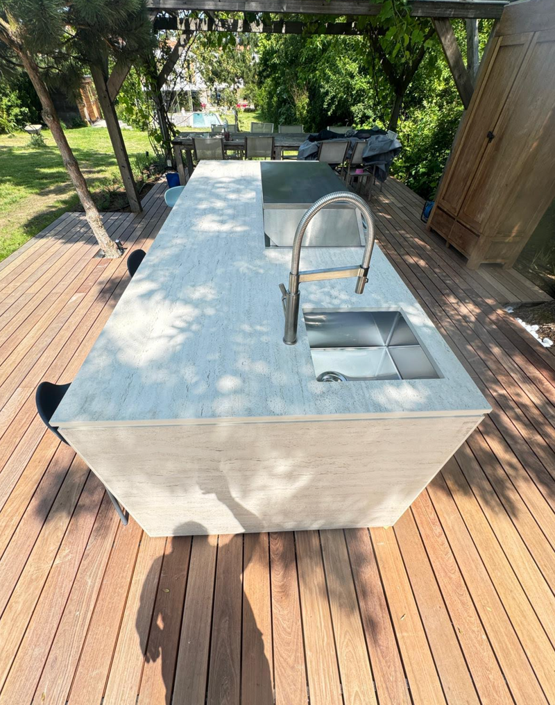 Formilia Outdoor Kitchens – Amalfi Natural | 3.2M x1.2M