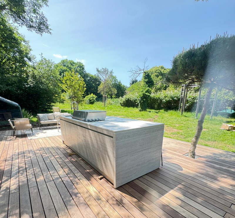 Formilia Outdoor Kitchens – Amalfi Natural | 3.2M x1.2M