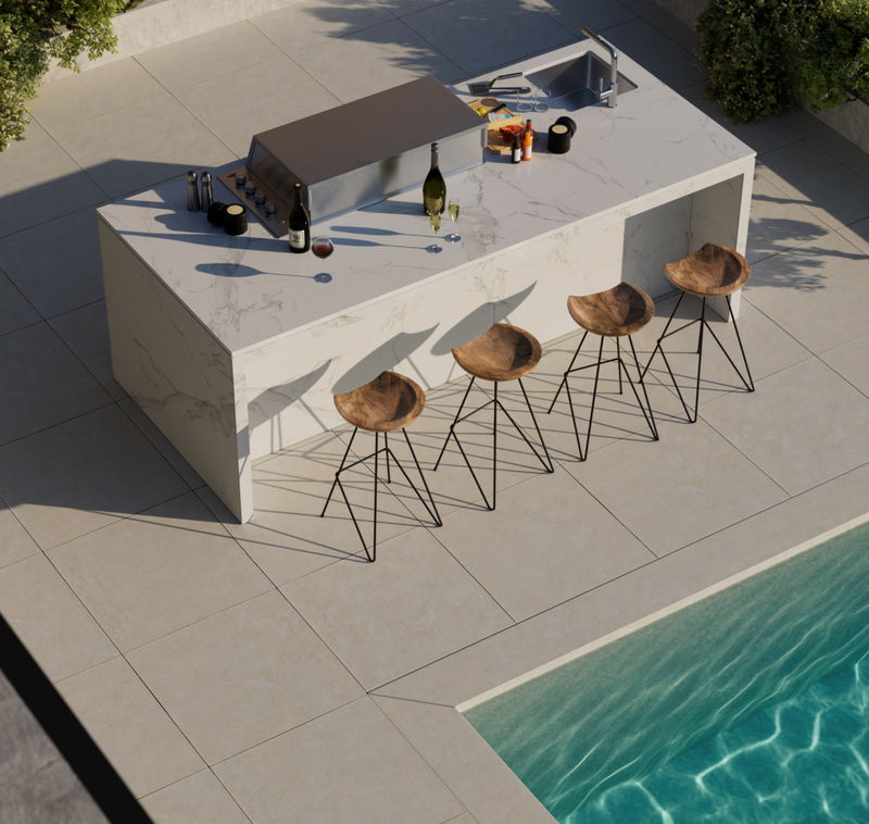 Formilia Outdoor Kitchens – Amalfi Natural | 3.2M x1.2M
