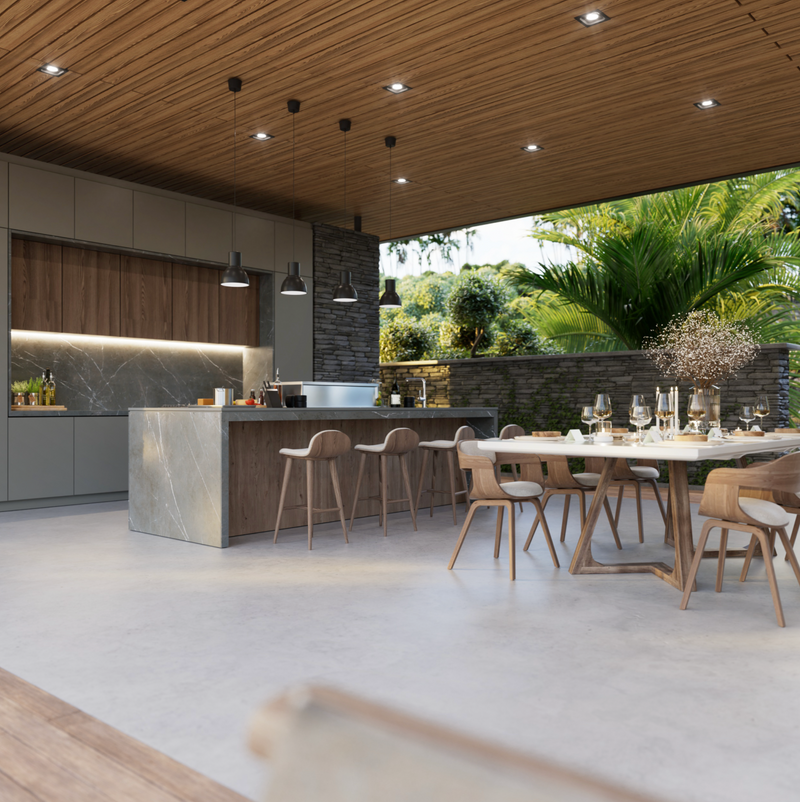 Formilia Outdoor Kitchens – Amalfi Natural | 3.2M x1.2M