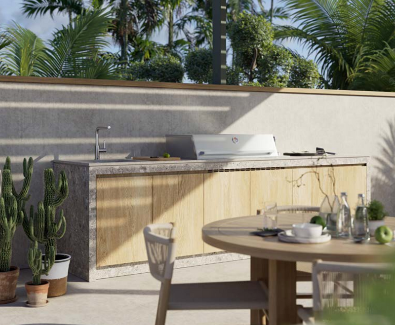 Formilia Outdoor Kitchens –  Portofino Natural | 3.2M x 75cm