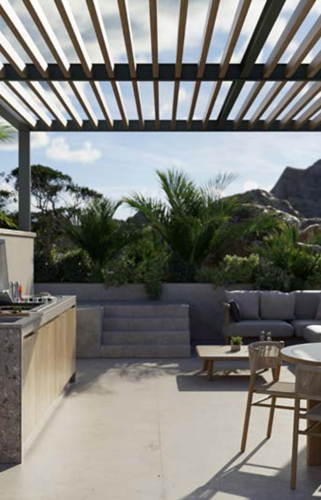 Formilia Outdoor Kitchens –  Portofino Natural | 3.2M x 75cm