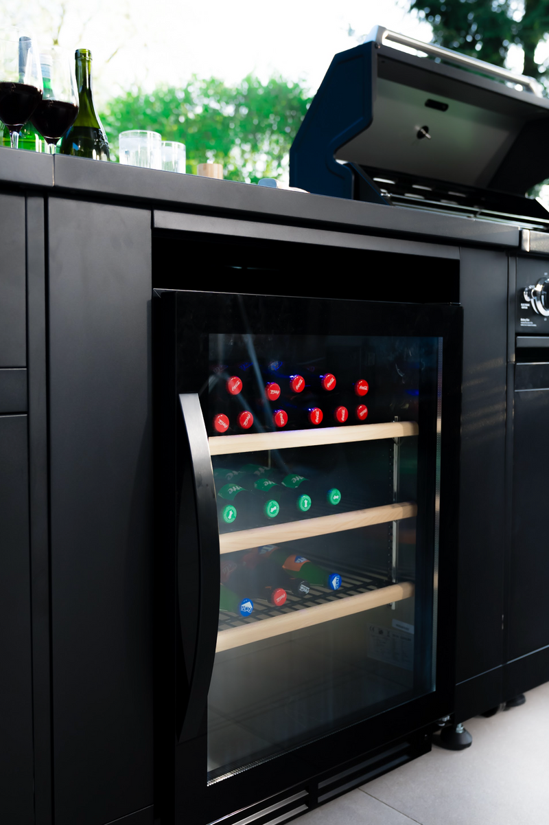 Goriller Outdoor Kitchen | 5-Burner Gas Grill, Sink & Fridge | 2.5m