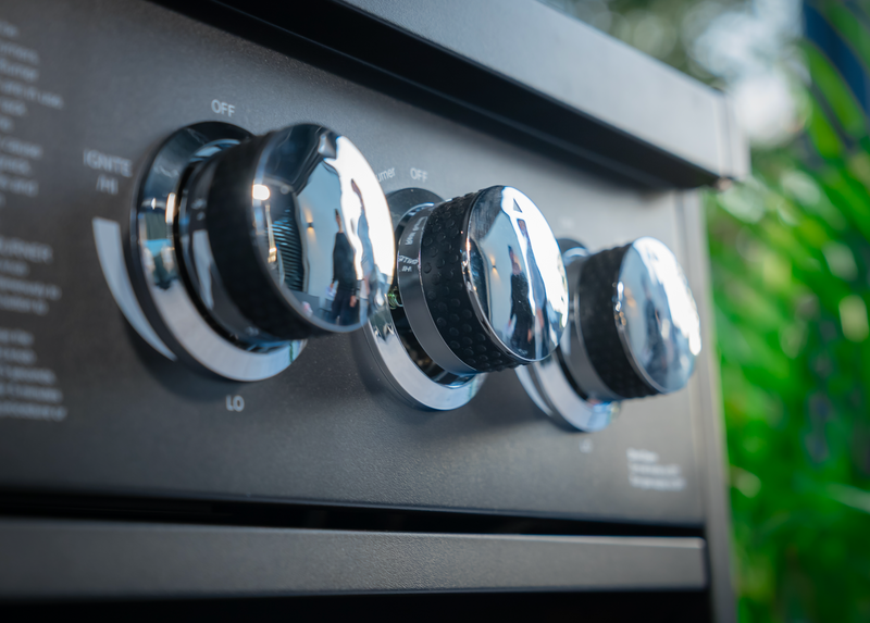 Goriller Outdoor Kitchen | 5-Burner Gas Grill, Sink & Fridge | 2.5m