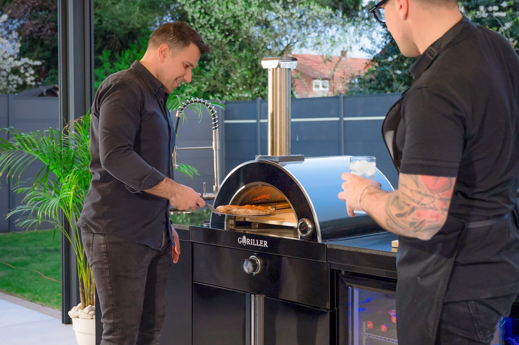 Goriller Outdoor Kitchen | Pizza Oven, Sink & Fridge | 2.5m