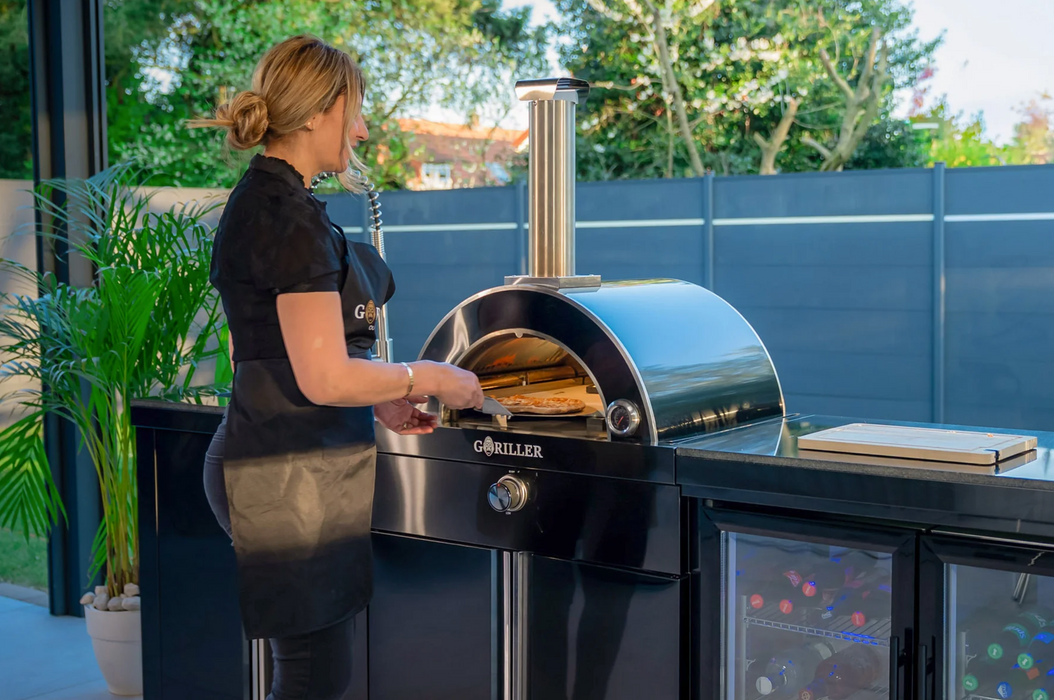 Goriller Outdoor Kitchen | Pizza Oven, Sink & Fridge | 2.5m