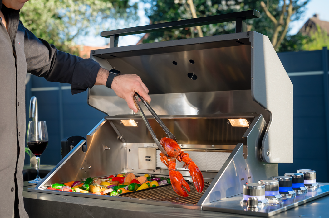 Goriller Outdoor Kitchen King | 5-Burner Gas Grill, Refrigerator & Sink | 2.7m