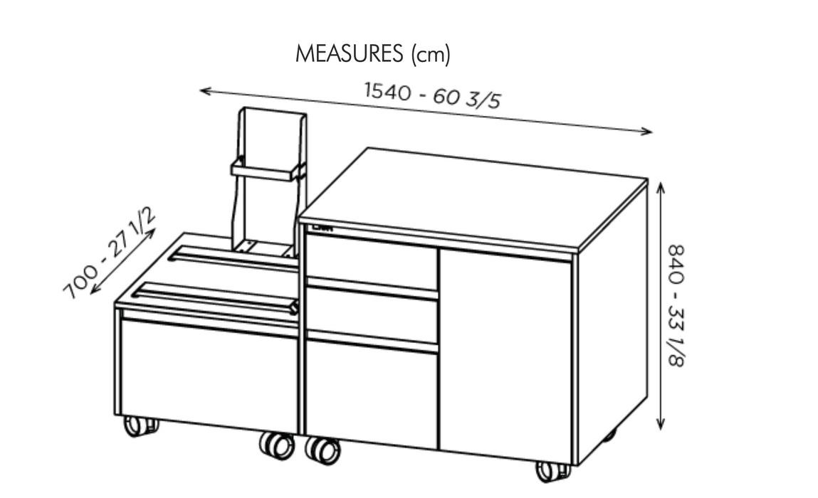 Green Egg Open Kitchen Island