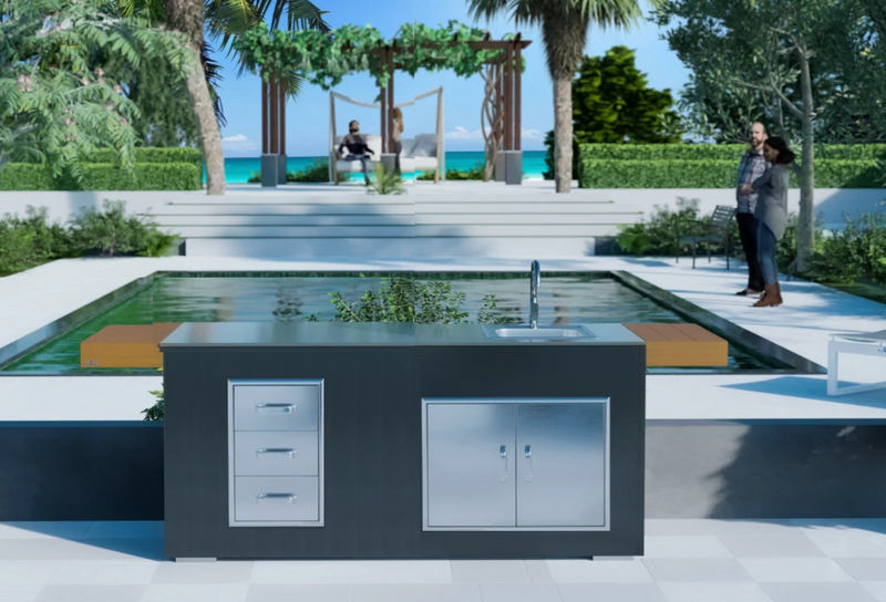 Grillandia Outdoor Kitchen, with Sink | 1.7M