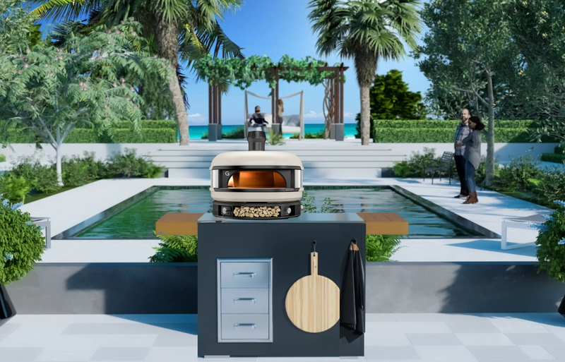 Grillandia Outdoor Kitchen Station Plus Gozney Pizza Oven | 1.6M