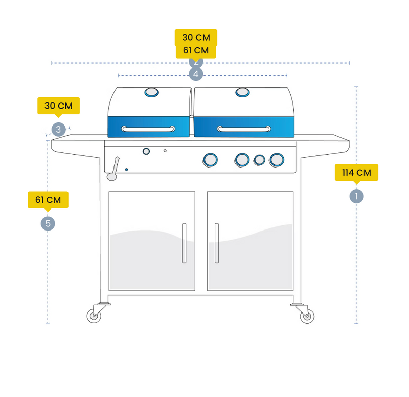 Gas and Charcoal Barbecue Weather Cover