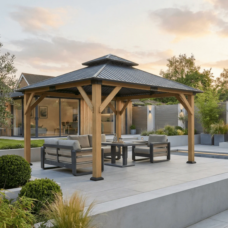 Norfolk Leisure Ottawa Gazebo - 3.6 x 4 x 3.05m