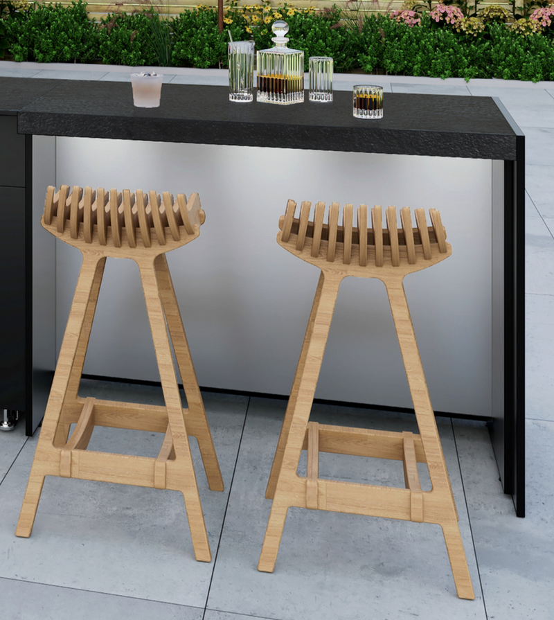Whistler Fairford Outdoor Kitchen Black Bar unit 1200cm