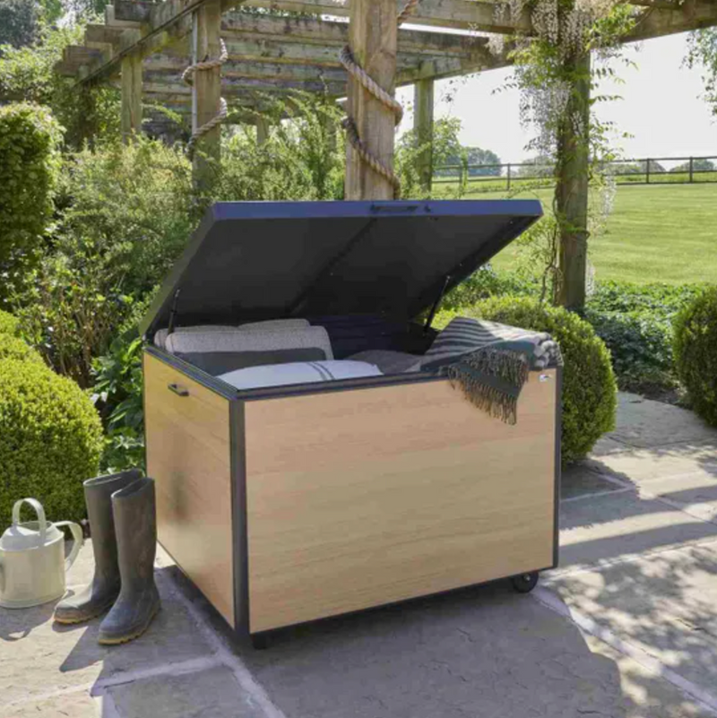Royce Medium Wood Look Storage Box