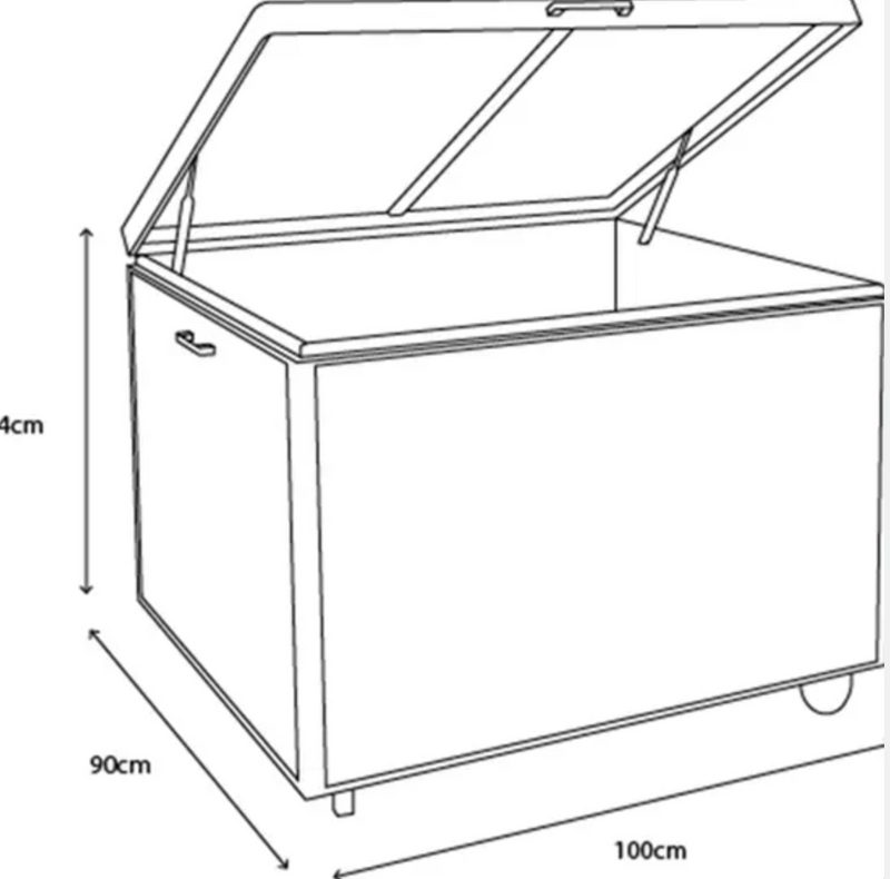 Royce Medium Wood Look Storage Box