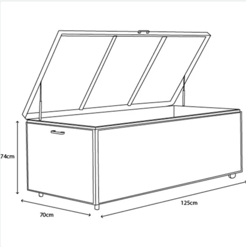 Royce Large Anthracite Storage Box