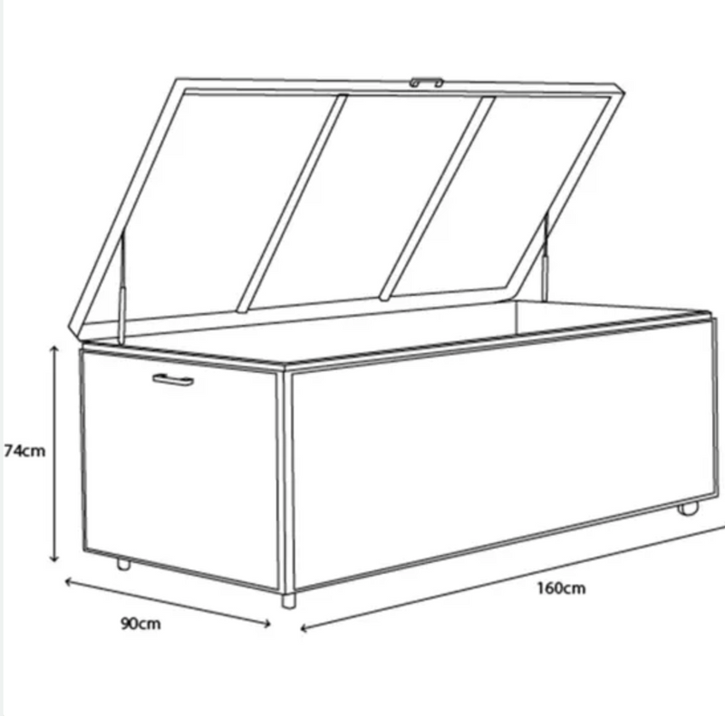 Royce Xl Wood Look Storage Box