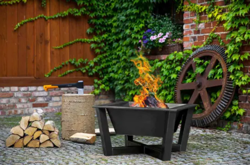 Brasil 70x70Cm Fire Bowl - Black
