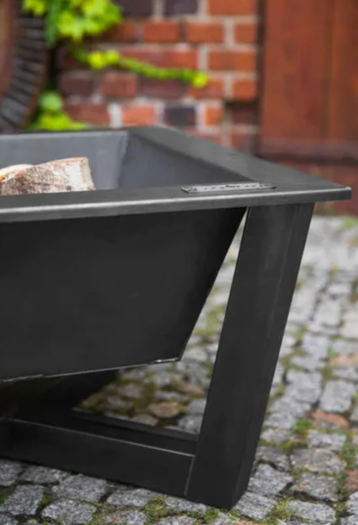 Brasil 70x70Cm Fire Bowl - Black